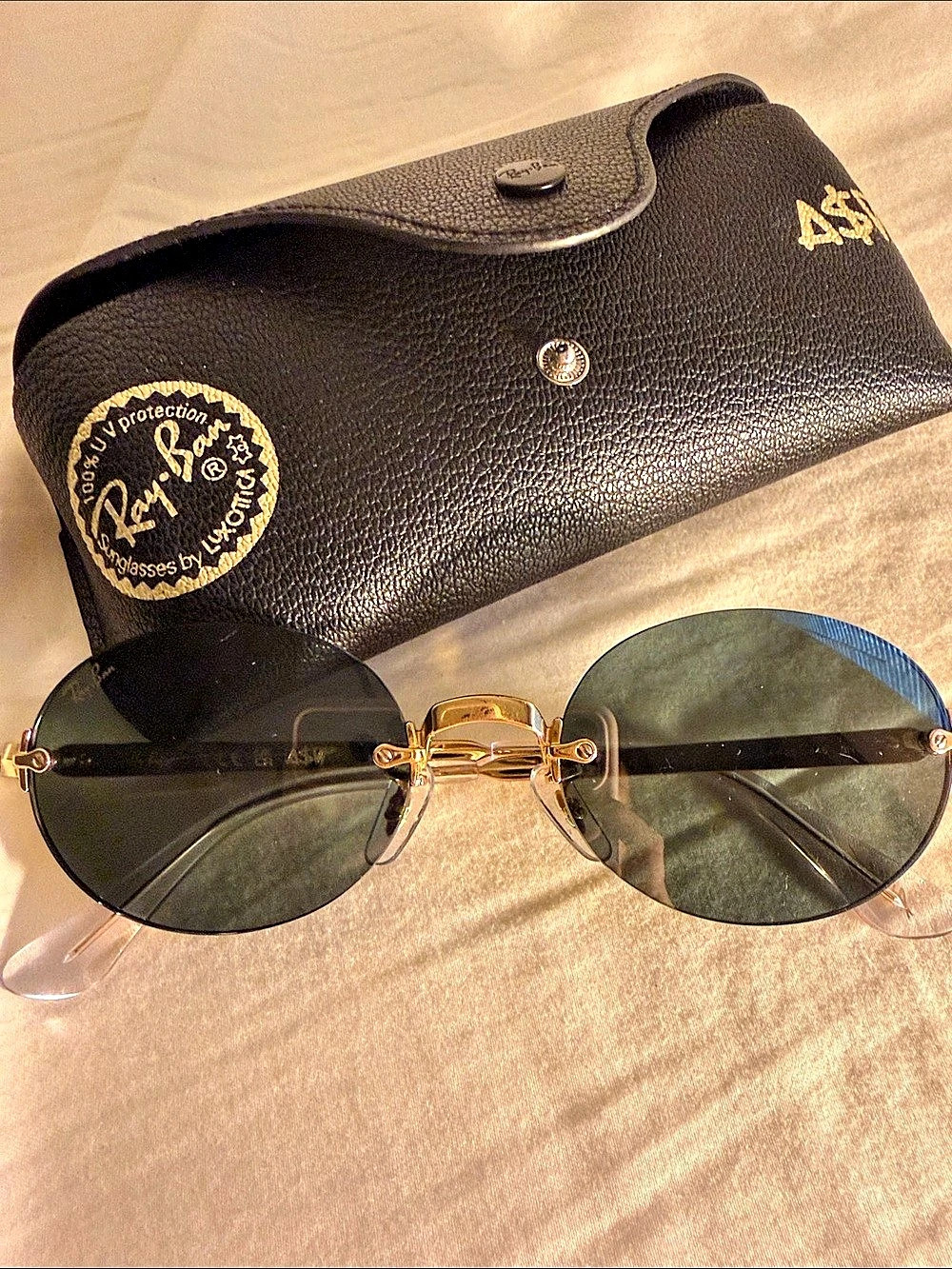 Ray-Ban RB3927 By A$AP Rocky Sunglasses Black & Gold